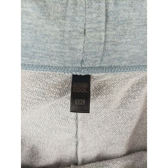 32 Degree Cool Womens Sweat Shorts Size XXL Blue Heather Drawstring - Picture 3 of 9
